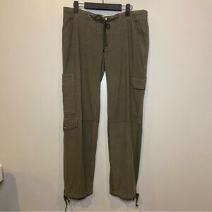 Anthropologie Daughters of the Liberation Olive Green Cargo Utility Pants Size 4
